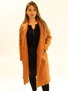 Veste suédine Loreen - orange foncé