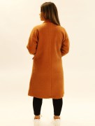 Veste suédine Loreen - orange foncé