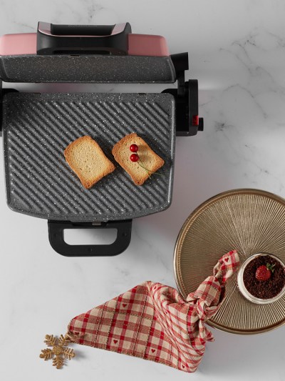 Grille-pain Karaca future granit Rose 1800W