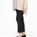 Pantalon poche double boutonnage -Noir 5151