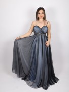 Robe chic Helin - bleu 