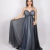 Robe chic Helin - bleu 