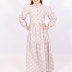 Robe longue élégante Loreen - marron clair