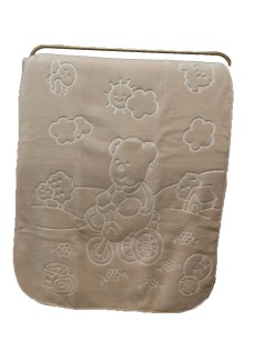 İpekçe Home Couverture pour bébé Embos pufi - beige