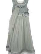 robe à perle Rosselya - vert 
