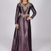 Robe de soirée à strass - violet