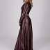 Robe de soirée à strass - violet
