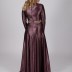 Robe de soirée à strass - violet