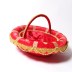 panier à perle - rouge 