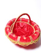 panier à perle - rouge 