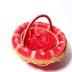 panier à perle - rouge 