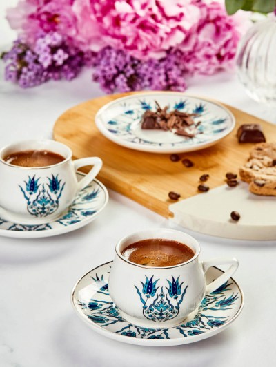 Karaca Iznik New Form Set de 6 tasses à café