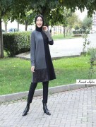 Tunique paillette zébré Gris