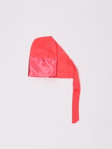 Bonnet satin - saumon