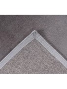 Tapis uni doux 160x230cm Lalee Paradise argenté