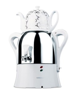Korkmaz 4.2 litres Çaykolik électrique Blanc A342-02