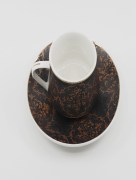 Tasse à café 6 Pièces Zellerfeld à motif noir/bronze
