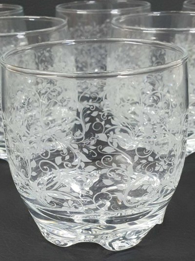  Lav Sarmaşık design verres à eau 6 pièces 