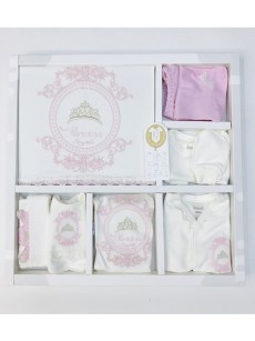 Coffret bébé cadeau 10 pièces Miniworld Baby Girl Princess Miniworld - rose    