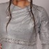 Robe longue - gris