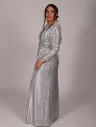 Robe longue - gris