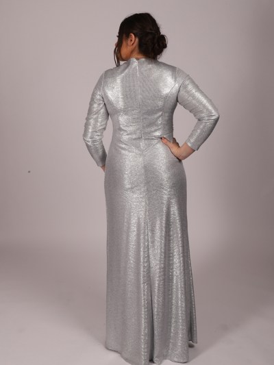 Robe longue - gris