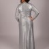 Robe longue - gris