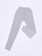 Legging uni - gris clair polaire -taille unique