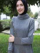 Tunique à zébré gris