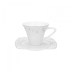 Karaca Fine Pearl New Antares Ensemble de 26 pièces pour petit-déjeuner en perles pour 6 personnes carré 