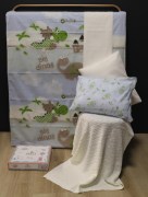 Ensemble de housse de couette avec couverture Dino 1 personne Ipekce home 