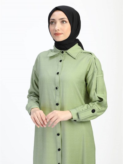Tunique simple à détail 1540 - menthe
