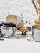 Ensemble d'autocuiseur Karaca Perfect Grey 4 + 6 Litre
