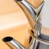 Amboss Diamond Théière, Couleur de Manche Or, En inox, Fond en Acier, 1,2 L de Thé, 1,8 L D'eau