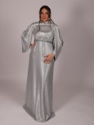 Robe longue chic - argent 