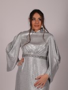 Robe longue chic - argent 