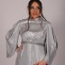 Robe longue chic - argent 