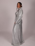 Robe longue chic - argent 