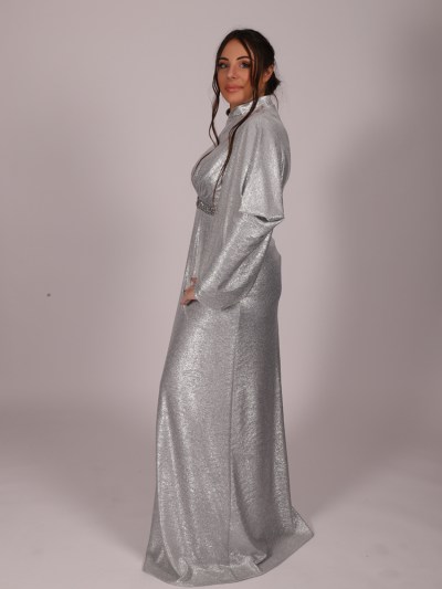 Robe longue chic - argent 