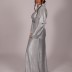 Robe longue chic - argent 