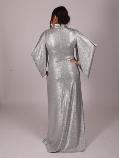 Robe longue chic - argent 
