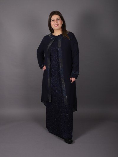 Ensemble à paillette Berre - bleu marine
