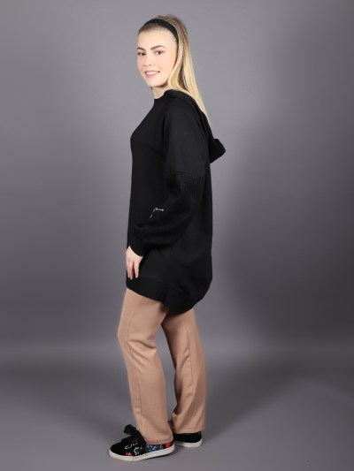 Pull classique à fermeture Soul - noir