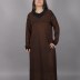 Robe longue à motif Hesna - orange/noir