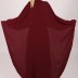 Robe longue cape Garize - violet