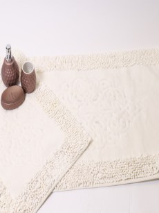 Tapis de bain Ipekce yedi tepe 2 pièces - crème