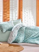 Ensemble de housse de couette 2 personne Cotton Box Semelle minimale Menthe