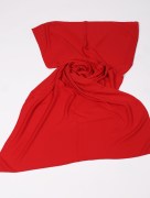 Châle jacquard - rouge 