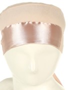 Bonnet satin - rose pâle