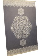 Tapis 160x230cm Rixos lavable antidérapant gris X-00001